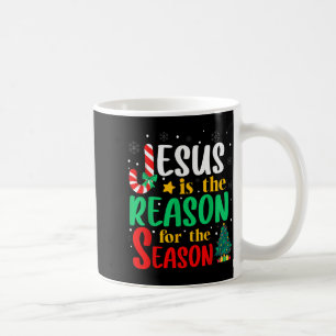 Taza De Café Jesús Es La Razón De La Temporada De Navidad Chris