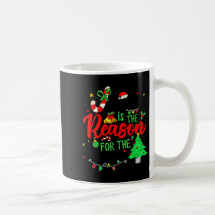 Taza De Café Jesús Es La Razón De La Temporada De Navidad Famil