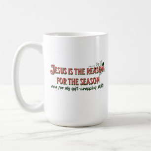Taza De Café Jesús Es La Razón De La Temporada - Envolver Regal