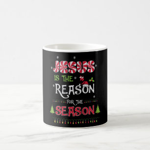 Taza De Café Jesús Es La Razón De La Temporada Regalo De Navida