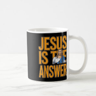 Taza De Café Jesús Es La Respuesta, Verdadero Creyente Cristian