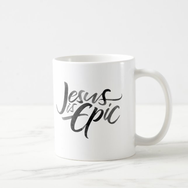Taza De Café Jesús es la tinta épica que deja a la religión cri (Derecha)