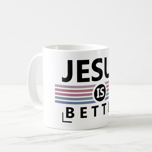 Taza De Café Jesús es mejor (Anverso izquierdo)