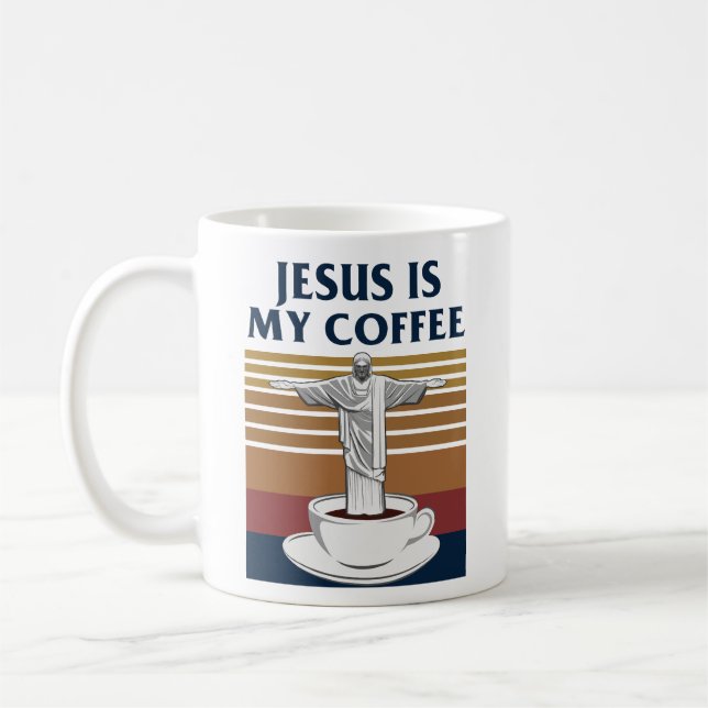 Taza De Café Jesús Es Mi Café (Izquierda)