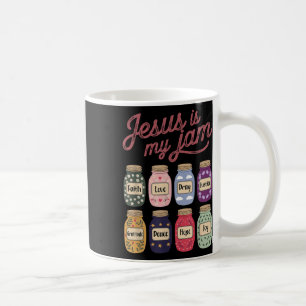 Taza De Café Jesús Es Mi Jam Faith Esperanza Amor Rezar Paz Joy