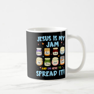 Taza De Café Jesús es mi jam y estoy aquí para difundirlo Crist