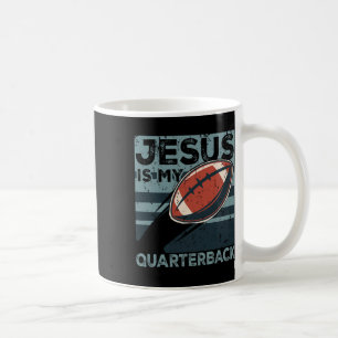 Taza De Café Jesús Es Mi Mariscal de Campo Balón de Fútbol Cris