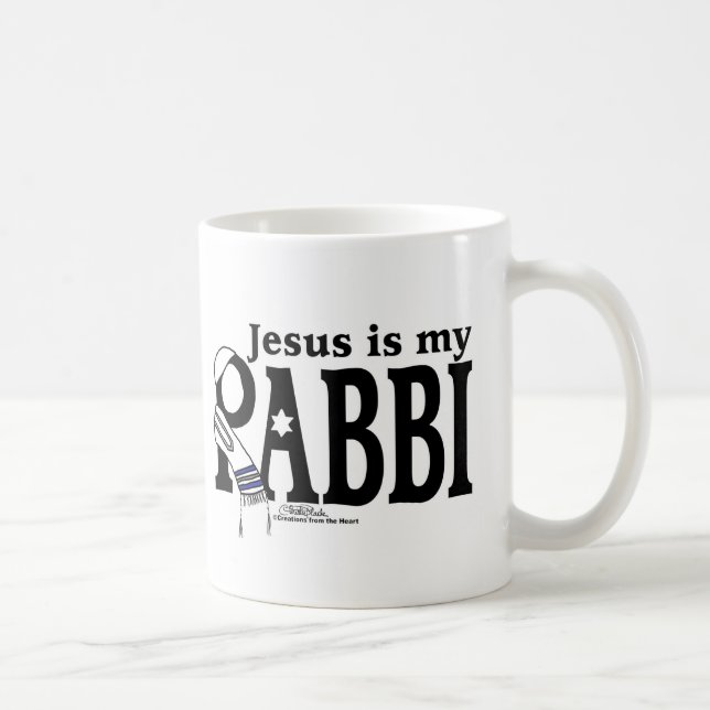 Taza De Café Jesús es mi RABBI (Derecha)