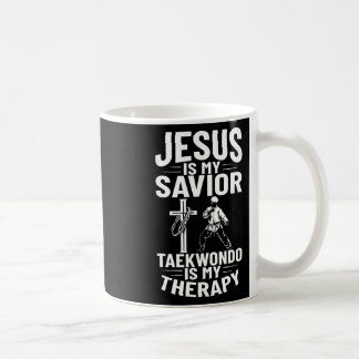 Taza De Café Jesús Es Mi Salvador Cristiano Karate Taekwondo
