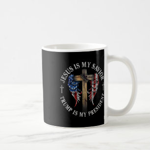 Taza De Café Jesús Es Mi Salvador Trump Es Mi Presidente 2024 E