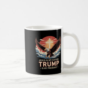 Taza De Café Jesús Es Mi Salvador Trump Es Mi Presidente Bíblic