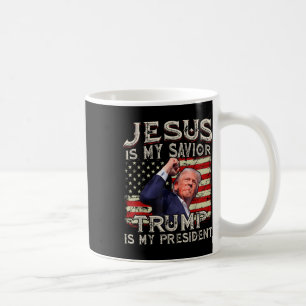 Taza De Café Jesús Es Mi Salvador Trump Es Mi Presidente Estado