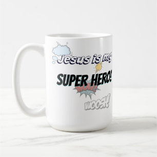 Taza De Café Jesús es mi superhéroe!