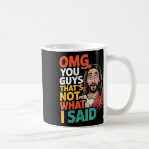 Taza De Café Jesús Eso No Es Lo Que Dijo Religioso Dios Cristia