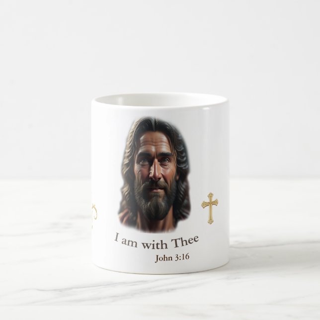 Taza De Café Jesús está con el (Centro)