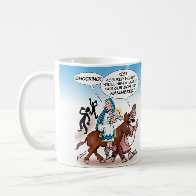 Taza De Café ¿Jesús "Hammered"? - (Izquierda)