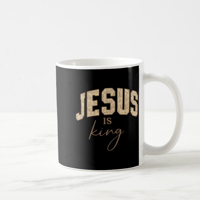 Taza De Café Jesus.is King Bible Verse John 14_6 Christian Reli (Derecha)