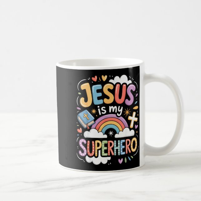 Taza De Café Jesus Is My Superhero  (Derecha)