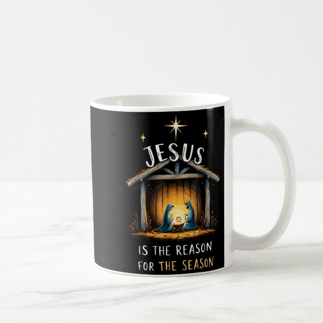 Taza De Café Jesus Is The Reason For The Season Christmas Xmas  (Derecha)