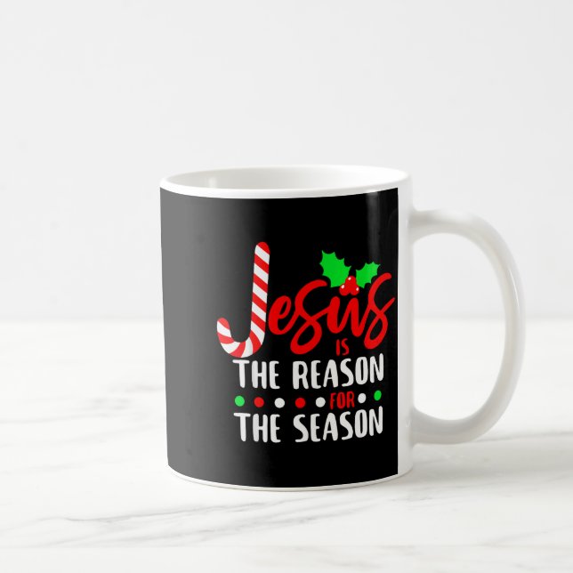 Taza De Café Jesus Is The Reason For The Season Christmas Xmas  (Derecha)