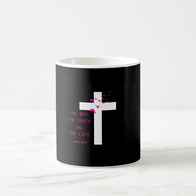 Taza De Café Jesus is The Way scripture Shirt (Centro)