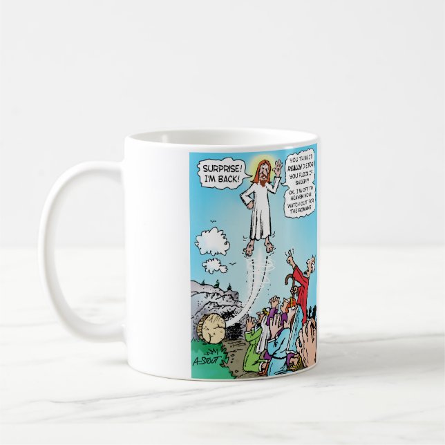 Taza De Café ¡Jesús KINDA murió por nuestros pecados! (Izquierda)