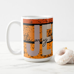 Taza De Café Jesús, la forma en que la verdad y la puesta de so