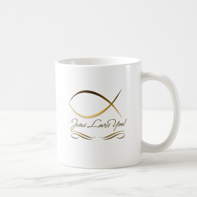 Taza De Café Jesús le ama (Derecha)