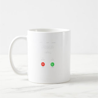 Taza De Café Jesús llama a Jesús cristiano gracioso