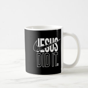 Taza De Café Jesús lo hizo Él ha resucitado Cruz cristiana reli