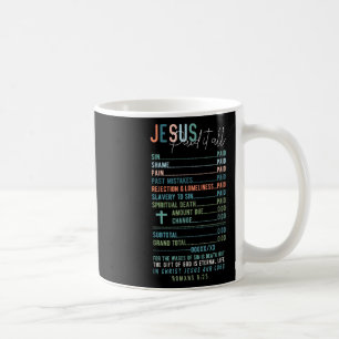 Taza De Café Jesús Lo Pagó Todo Recibo Católico Cristiano