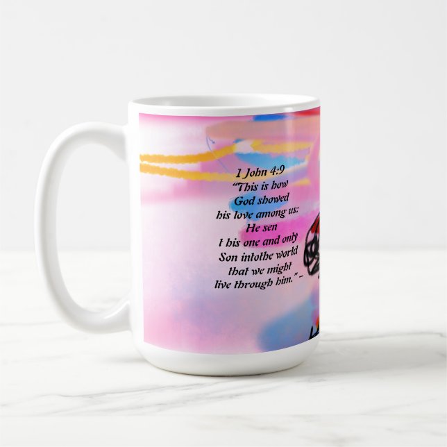 Taza De Café jesus love us show (Izquierda)