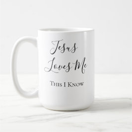 Taza De Café Jesús me ama, esto lo sé