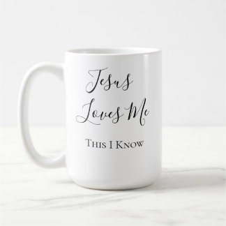 Taza De Café Jesús me ama, esto lo sé