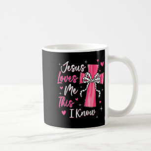 Taza De Café Jesús me ama esto lo sé Dios Religioso Cristiano