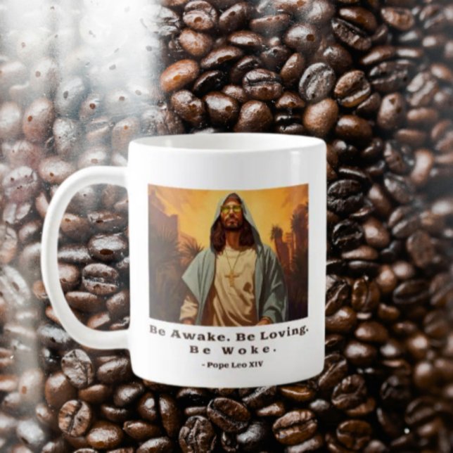 Taza De Café Jesús Moderno - *Despierta. Sé Amador. Despertar.* (Subido por el creador)