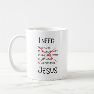 Taza De Café Jesús Mug inspirador, Mug Cristiano