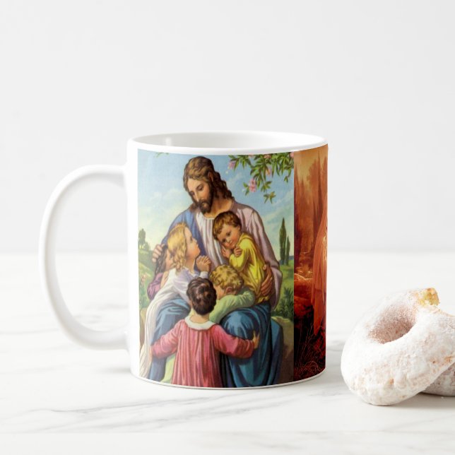 Taza De Café Jesus Mugs (Con donut)
