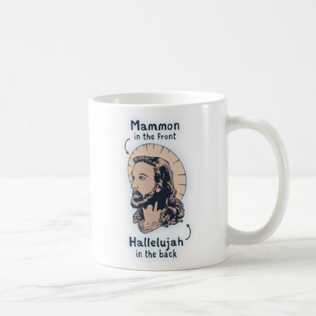 Taza De Café Jesus Mullet (Derecha)