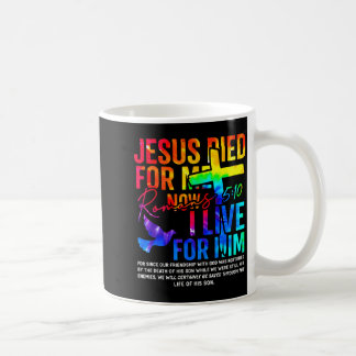 Taza De Café Jesús Murió Por Mí Ahora Vivo Para Él Cristiano 