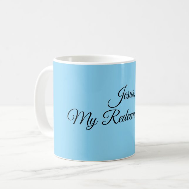 Taza De Café Jesus My Redeemer Mug (Anverso izquierdo)