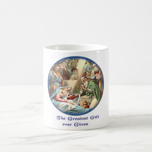 Taza De Café Jesús Natividad Café Mug (Centro)