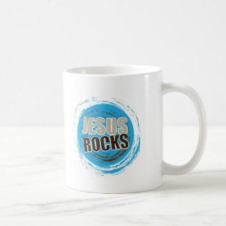 Taza De Café Jesús oscila 4 azules y el choc