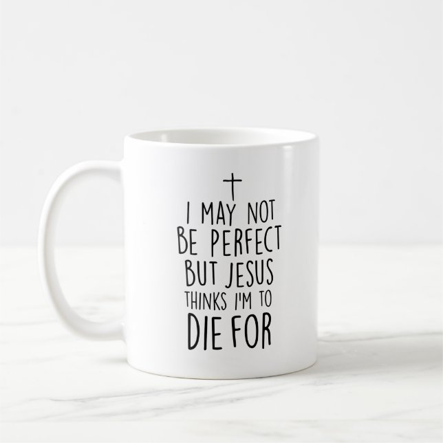 Taza De Café Jesús piensa que debo morir por (Izquierda)