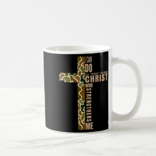 Taza De Café Jesús puedo hacer todas las cosas a través de Cris