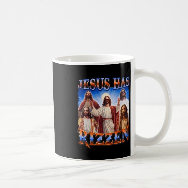 Taza De Café Jesús Rizzen Hombres Cristianos Fe De La Biblia (Derecha)