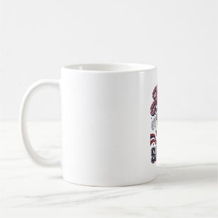 Taza De Café Jesús salva camiseta cristiana patriótica vintage 
