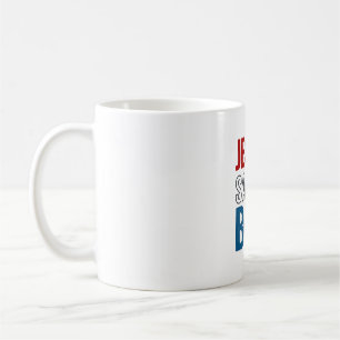 Taza De Café Jesús salva diseño de tipografía cristiana para ca