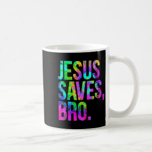 Taza De Café Jesús salva hermano, fe religiosa cristiana cree