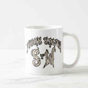 Taza De Café Jesús salva la palabra